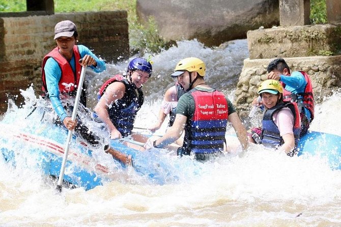 5km White Water Rafting and Jungle Tour From Phuket - Thai Adventure Club rafting training, clear river time, lunch, then flying fox