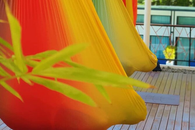 Aerial Yoga Class in Kata, Phuket - Small Group Teaching, Real Attention, and Instructor Support