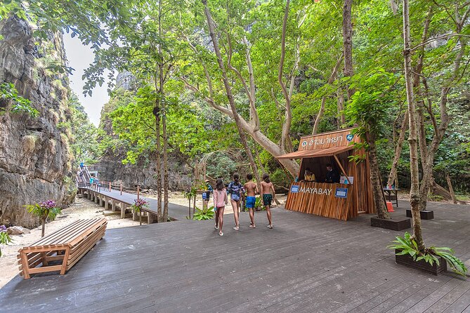 Bamboo Island, Pileh Bay & Phi Phi Island Snorkeling Tour from Phuket - Stop 1: Bamboo Island (Koh Pai) for snorkeling in shallow, warm water