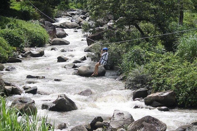 Bamboo Rafting, ATV Riding and Zip Line Tour From Phuket - Zip line around 150m: the best sky moment of the day