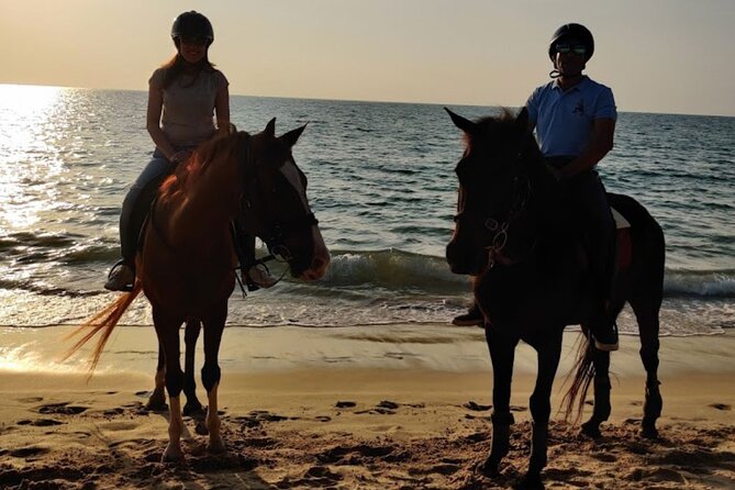 Beach Horse Riding At Sunset In Phuket - Photo time and the real sunset question: rain, clouds, and expectations