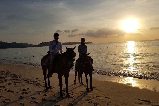 Beach Horse Riding At Sunset In Phuket - What the 1-hour beach ride feels like on sand and shoreline