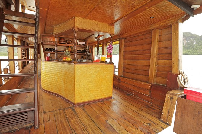 - Comfortable boat for cruising in Phang Nga Bay - The "Must-Do"! - Jungle Trekking: When a Short Walk Adds Meaning