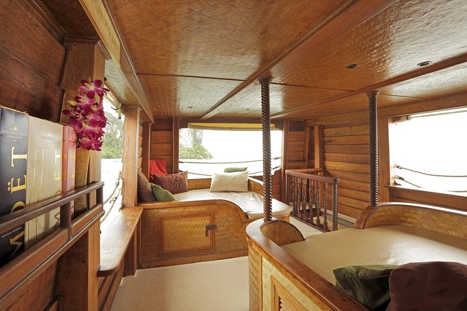 - Comfortable boat for cruising in Phang Nga Bay - The "Must-Do"! - Getting There From Phuket: Pickup, Start Time, and How the Day Runs