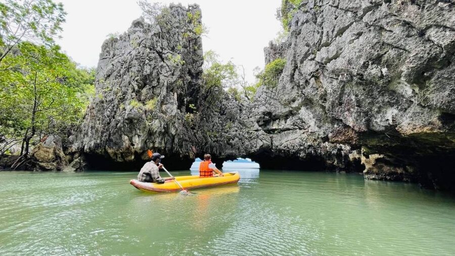 From Phuket: Phang Nga Bay and Canoeing Tour by Big Boat - Ko Hong and the Inner Seas, Where Swimming Fits In