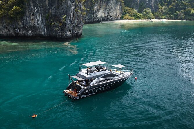 Hype Yacht : VIP Tour Phi Phi Island & Maya Bay from Phuket - Getting on board: towels, check-in, and where to sit matters