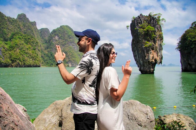 James Bond Island & PhangNga Bay Explorer Tour with Canoe & Lunch - Naka Island beach and beach bar break