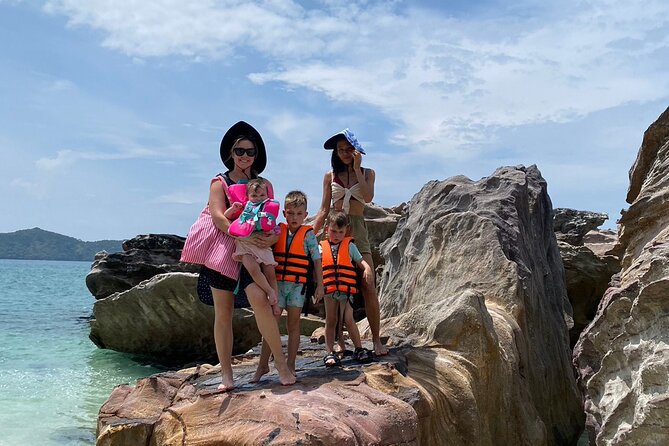 Khai Island Private Boat Tour - Ko Rang Yai beach break: fruit, refreshments, and optional sunset time