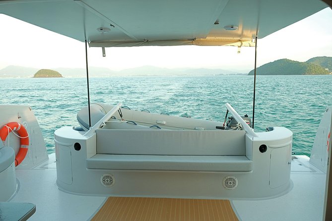 New Power catamaran for Phang Nga and Phi Phi island excursions - Phang Nga highlights: Ko Panak kayaking and cave time, Ko Hong, James Bond Island