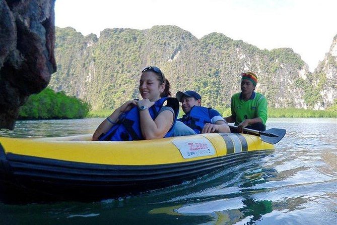 Phang Nga Bay (James Bond Island) & Monkey Cave · by Long tail Boat - James Bond Island and The Leaning Rock: the highlight, but brief