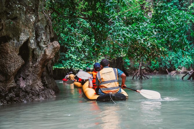 Phang Nga Bay Sunset Cruise Dinner with Sea Canoe and Loy Krathong from Phuket - Hong Island sea-cave sightseeing and canoeing time