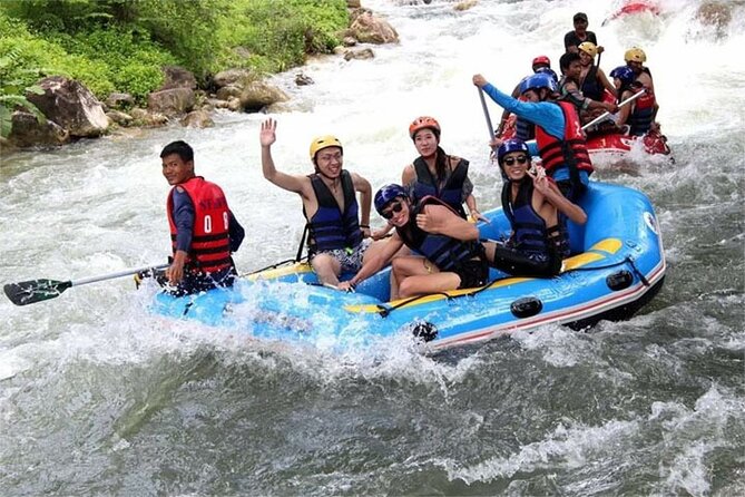 Phang Nga Tour with White Water Rafting and Zipline - Riverside lunch and a waterfall break: how downtime actually helps