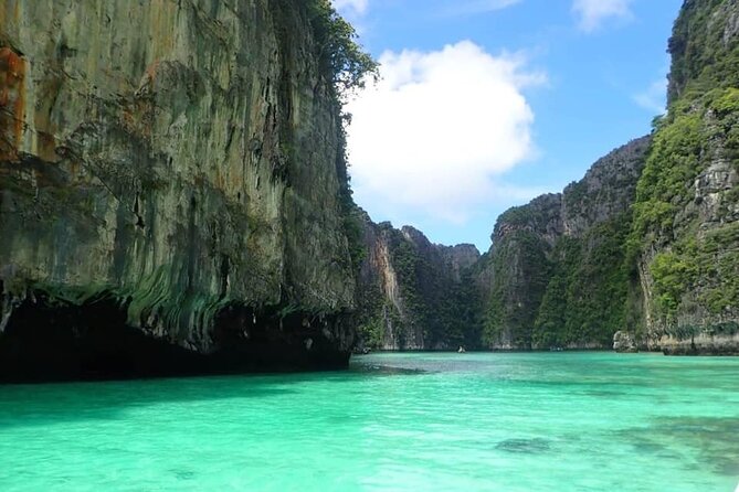 Phi Phi Khai Islands Snorkeling By Premium Speedboat From Phuket - Viking Cave from the outside: bird’s nest history, no entry