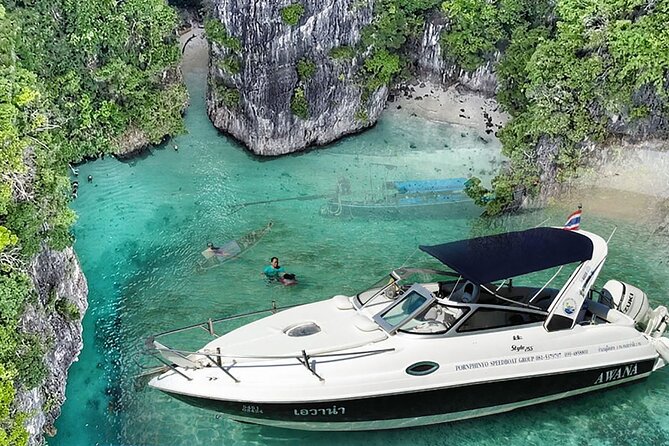 Phi Phi, Maya Bay, Bamboo by Private VIP boat - Hotel pickup to Boat Lagoon, with tea and coffee before the engine turns