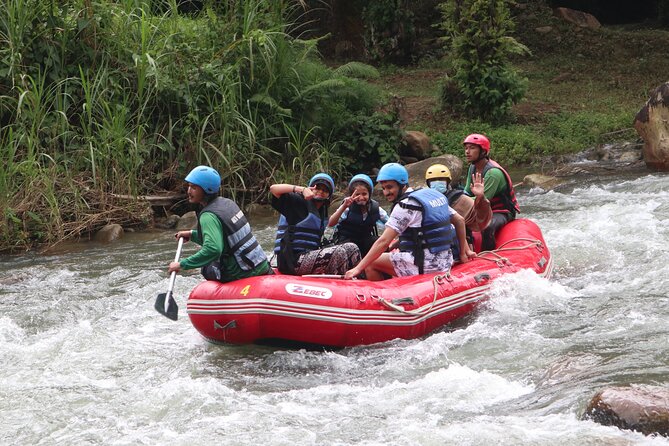 Phuket Adventure with White Water Rafting, Monkey cave and Zip Line+Optional ATV - White water rafting: the training that makes the 5 km feel approachable