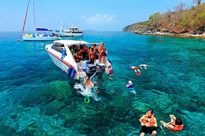 Phuket Dolphin Quest: Racha & Maiton Island Expedition - Stop 1 and Stop 2: Racha Noi and Cape Panwa gear setup