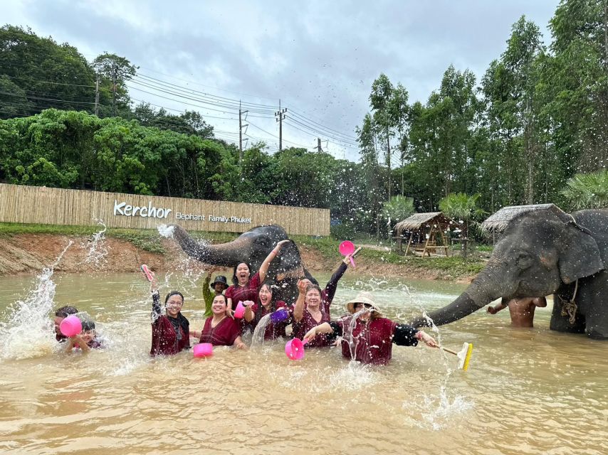 Phuket: Elephant Experience with Lunch or Dinner and Pickup - Mud spa and natural bathing: expect water, mud, and a lot of laughs