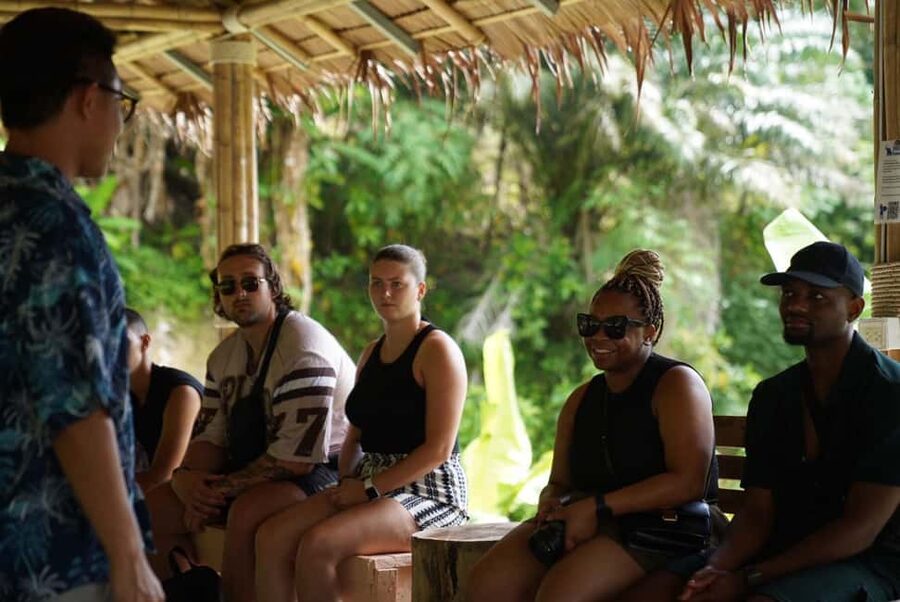 Phuket : Guided Tour to Elephant Sanctuary with Transfers - Entering The Hill Tribe Elephant Village in Phuket, Peace First