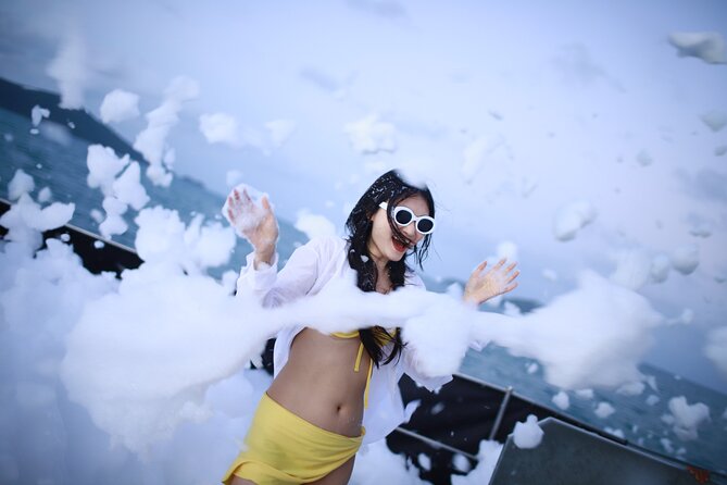 Phuket: Islands Hopping Catamaran Tour with Foam Party - Racha and Coral Islands, plus a DJ foam party at sea