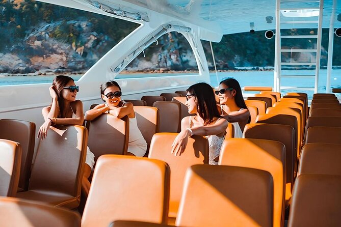 Phuket: Phi Phi, Bamboo & Maiton Speed Catamaran Tour - Pickup and Pier Check-In: Build in Time for the Real World