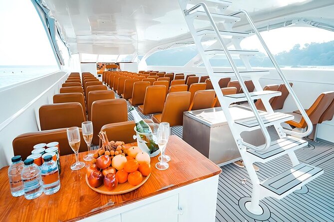 Phuket: Phi Phi, Bamboo & Maiton Speed Catamaran Tour - Phi Phi Don Lunch: Where the Day Turns from Transit to Food