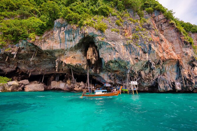 Phuket: Phi Phi Islands, Maya bay & Khai Island Tour by Speedboat - Phi Phi Don Stop: Lunch at Alida Restaurant or Snorkel Time on the Boat