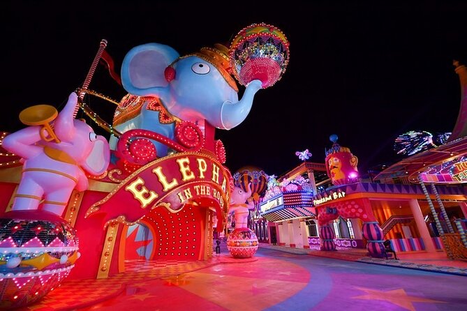Phuket’s Dazzling Spectacle: Carnival Magic Theme Park Experience - Buffet dinner option: vegetarian and halal included, but read the room