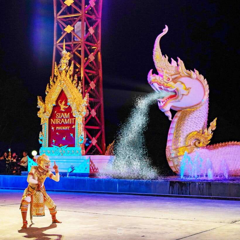 Phuket: Siam Niramit Ticket with Round Transfer and Dinner - Siam Niramit in Phuket: a 65-meter stage for Kingdom of Siam