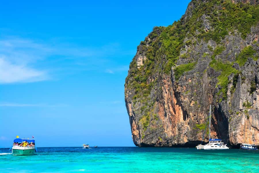 Phuket: Speedboat Day Trip to Phi Phi and Maya Bay - Maya Bay’s reality check: closed now, offshore photos still count