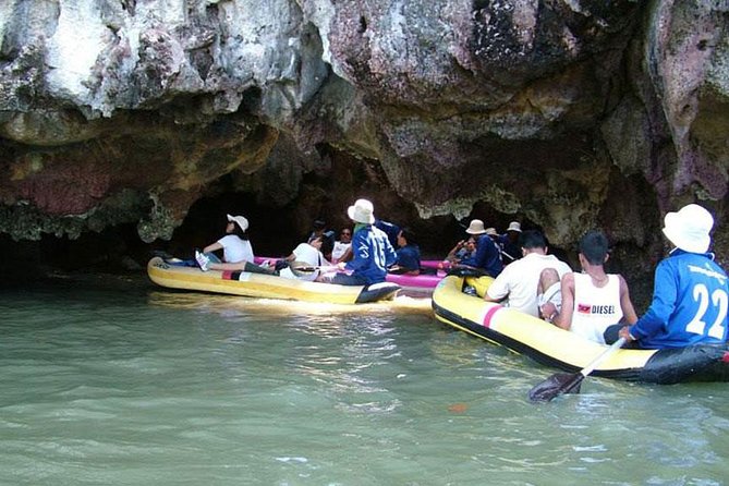 Phuket to James Bond Island Tour Including Sea Canoeing & Lunch by Longtail Boat - Sea canoeing through limestone caves and mangroves