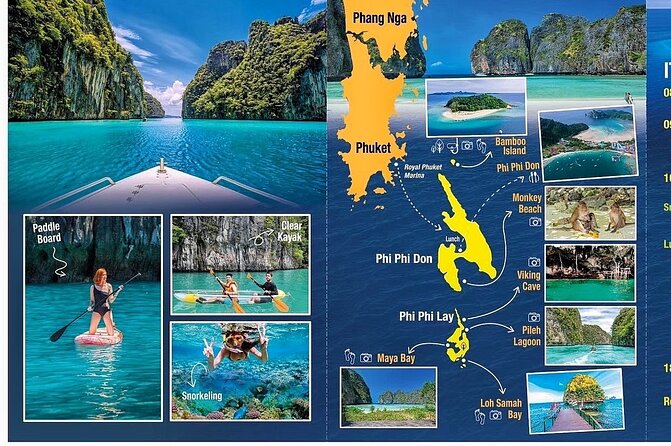 Premium Phi Phi, bamboo island tour Speed Catamaran - Pi Leh Bay Lagoon: The Nemo-Spot Snorkel