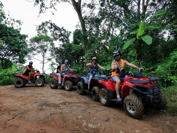 Rafting 5.5 km., Zipline, ATV 30 Min., Suvankhuha Temple. - ATV in the rainforest for 30 minutes: the thrill is short, so ride smart