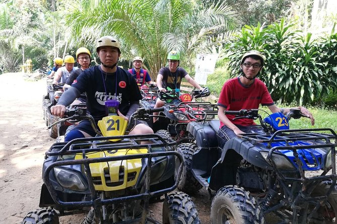 Rafting 5.5 km., Zipline, ATV 30 Min., Suvankhuha Temple. - How the day flows: Suwankhuha Temple, rafting, lunch, ATV, waterfall