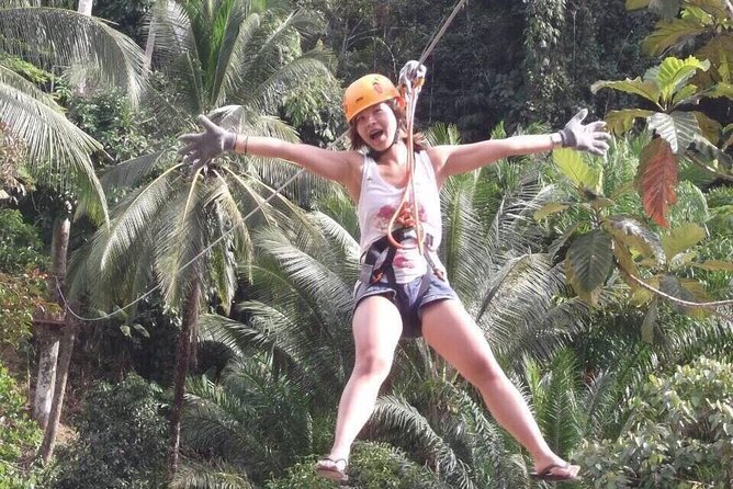 Rafting 7KM & ATV visit monkey cave and waterfall with Lunch - Waterfall Swim and Relaxing: Cooling Off, But Expect Conditions to Vary