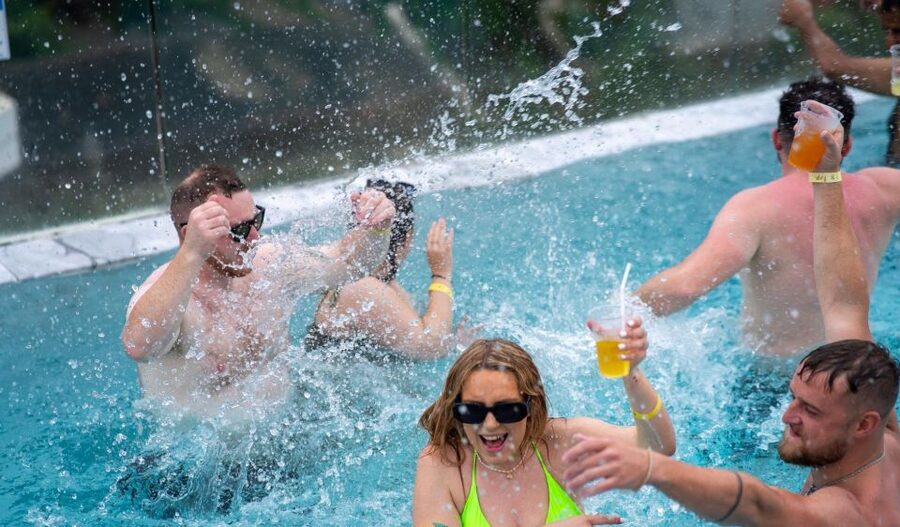 Sailaway Pool Party Phuket - What the view adds, Patong Beach and Jungle Valley from above