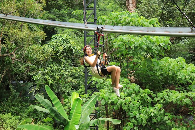 World A+ (Zipline 32 Platforms + Roller + Sky Walk with World Set Menu ) - Abseil Points and the Dual Zip Line: Fun, But Pay Attention
