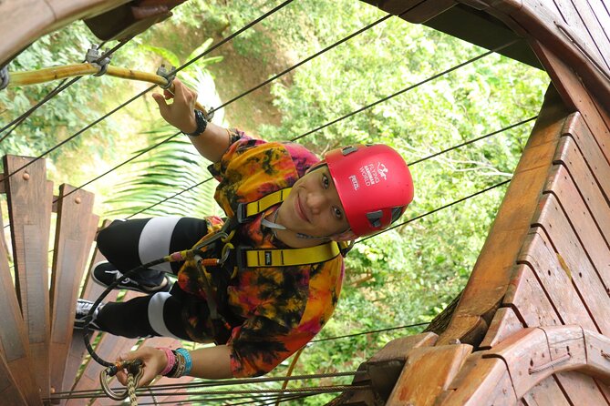 World A+ (Zipline 32 Platforms + Roller + Sky Walk with World Set Menu ) - Rainforest Sky Walk: Slower Views After the Adrenaline